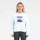New Balance Blue Woman's Tshirt-WT31506