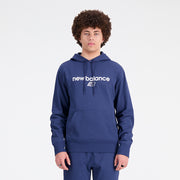 New Balance Navy Blue Man's Hoodie-MT33526