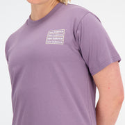 New Balance Purple Woman's Tshirt-WT33519