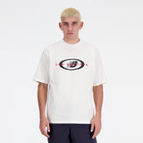 New Balance White Man's Tshirt-MT33558