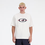 New Balance White Man's Tshirt-MT33558