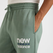 New Balance Green Man's Trackpant-MP51940