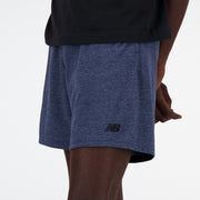 New Balance Navy Blue Man's Shorts-MS41073