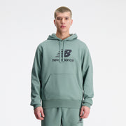 New Balance Green Man's Hoodie-MT31537