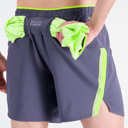 New Balance Grey Man's Shorts-MS21270