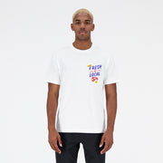 New Balance White Man's Tshirt-MT31521