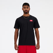 New Balance Black Man's Tshirt-MT41584