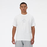 New Balance White Man's Tshirt-MT41519