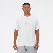 New Balance White Man's Tshirt-MT41519