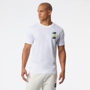 New Balance White Man's Tshirt-MT21905