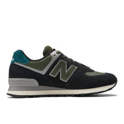 New Balance Men's U574KBG Black Sneakers