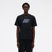 New Balance Black Man's Tshirt-MT41526