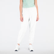New Balance White Woman's Trackpant-WP31503