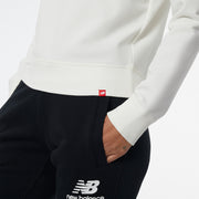 New Balance White Woman's Tshirt-WT03551