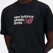 New Balance Black Man's Tshirt-MT41524