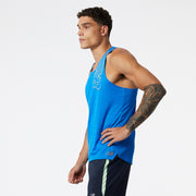 New Balance Blue Man's Tshirt-MT21242