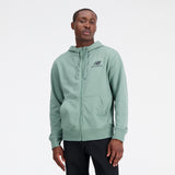 New Balance Green Man's Hoodie-MJ31536
