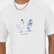 New Balance White Man's Tshirt-MT41591