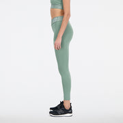New Balance Green Woman's Tights-WP21177