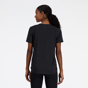 New Balance Black Woman's Tshirt-WT41253