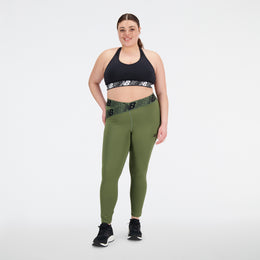 New Balance Olive Woman's Trackpant-WP21177