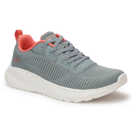 Skechers Bobs Squad Chaos Women Textile Lace-Ups Round Toe Sneakers