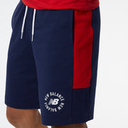 New Balance Navy Man's Shorts-MS21902