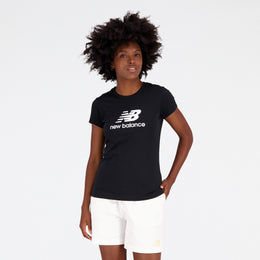 New Balance Black Woman's Tshirt-WT31546