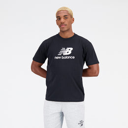 New Balance Black Man's Tshirt-MT31541