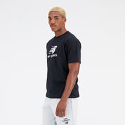 New Balance Black Man's Tshirt-MT31541