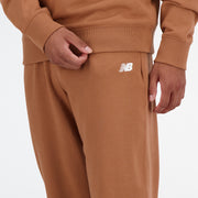 New Balance Brown Man's Trackpant-MP41519