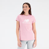 New Balance Pink Woman's Tshirt-WT31546