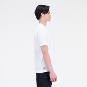New Balance White Man's Tshirt-MT31559