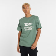 New Balance Green Man's Tshirt-MT51924