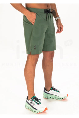 ON Men Green Polyester Blend Sports Short