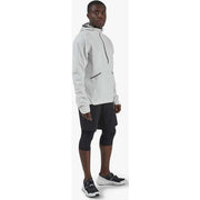 ON Men White Polyester Blend Hoodie Anorak