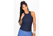 ON Women Navy Cotton Blend Sports Tank Top