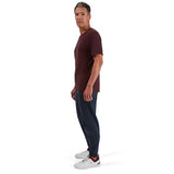 ON Men Wine Polyester Blend Casual Tshirt
