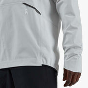 ON Men White Polyester Blend Hoodie Anorak