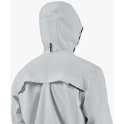 ON Men White Polyester Blend Hoodie Anorak