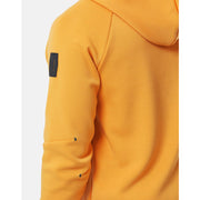 ON Men Yellow Cotton Blend Hood Hoodie
