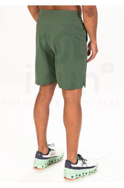 ON Men Green Polyester Blend Sports Short