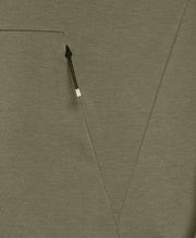 ON Men Olive Cotton Blend Sports Tshirt