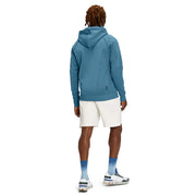 ON Men Blue Cotton Blend Hood Hoodie