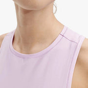 ON Women Light Pink Cotton Blend Sports Tank Top
