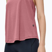 ON Women Cherry Red Cotton Blend Sports Tank Top