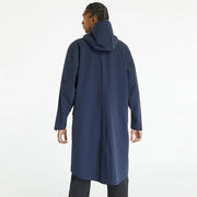 ON Men Navy Polyester Blend Hooded Parka Coat Parka Coat