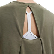 ON Women Olive Polyester Blend Casual Tshirt