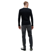 ON Men Black Polyester Blend Running Pant