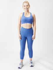 ON Women Blue Polymide Elastane Sports Tight